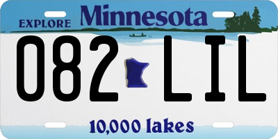 MN license plate 082LIL