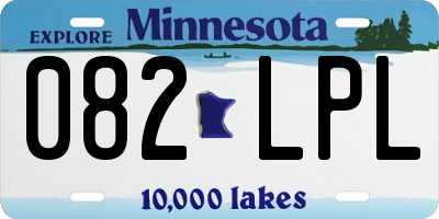MN license plate 082LPL