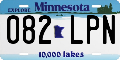 MN license plate 082LPN