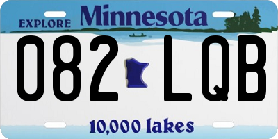 MN license plate 082LQB