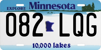 MN license plate 082LQG