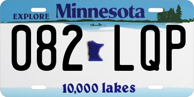 MN license plate 082LQP