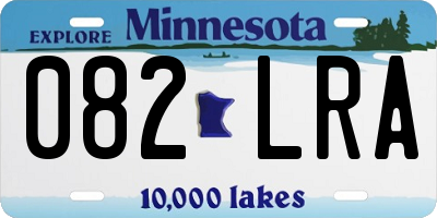 MN license plate 082LRA