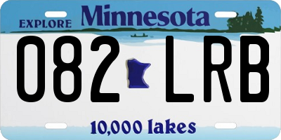 MN license plate 082LRB