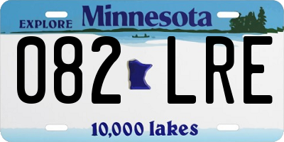 MN license plate 082LRE
