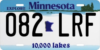 MN license plate 082LRF