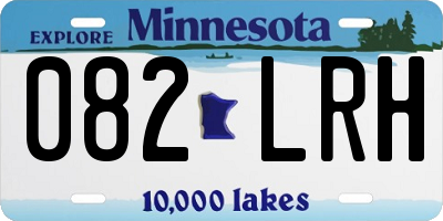 MN license plate 082LRH