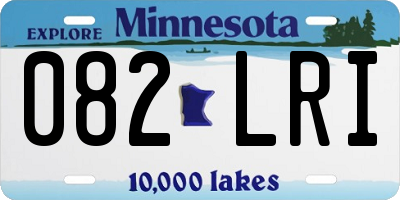 MN license plate 082LRI