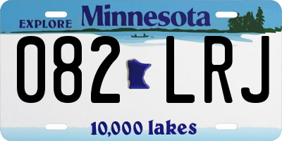MN license plate 082LRJ