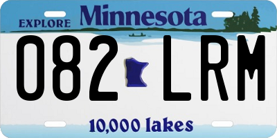 MN license plate 082LRM