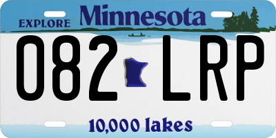 MN license plate 082LRP