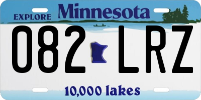 MN license plate 082LRZ