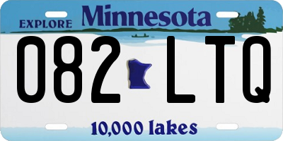 MN license plate 082LTQ