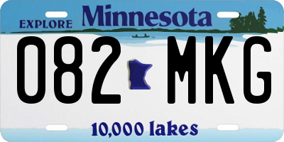 MN license plate 082MKG