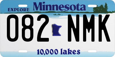 MN license plate 082NMK