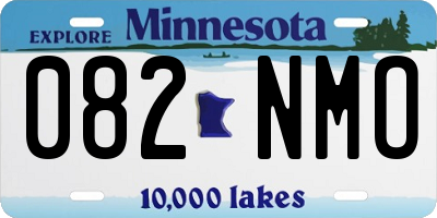 MN license plate 082NMO