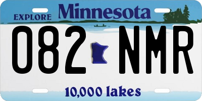 MN license plate 082NMR