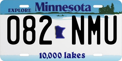 MN license plate 082NMU