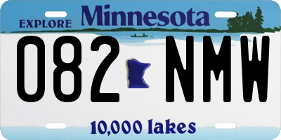 MN license plate 082NMW