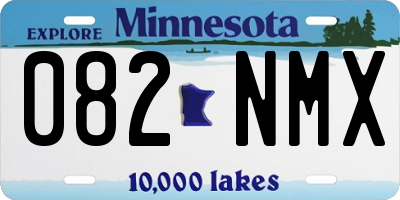 MN license plate 082NMX