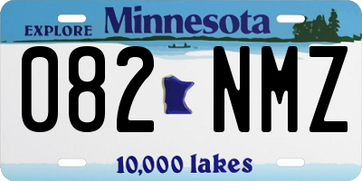 MN license plate 082NMZ