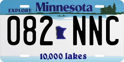 MN license plate 082NNC