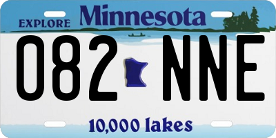 MN license plate 082NNE