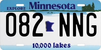 MN license plate 082NNG