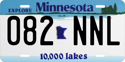 MN license plate 082NNL