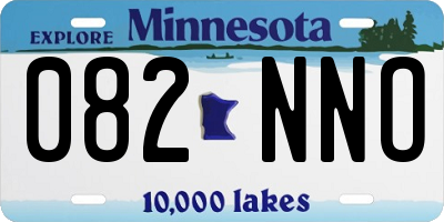 MN license plate 082NNO
