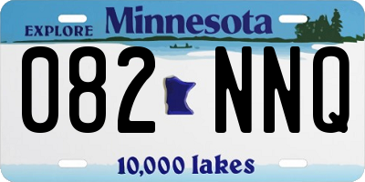 MN license plate 082NNQ