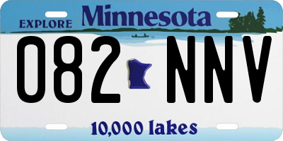 MN license plate 082NNV