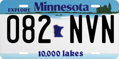 MN license plate 082NVN
