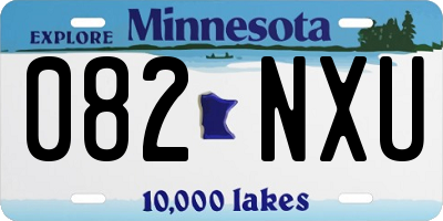 MN license plate 082NXU