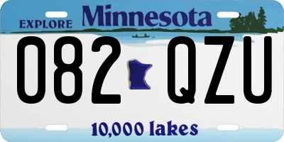 MN license plate 082QZU