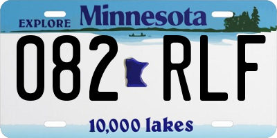 MN license plate 082RLF