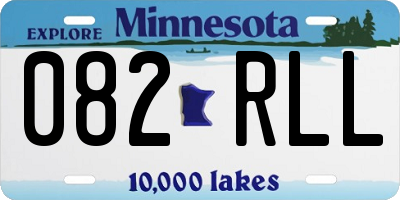 MN license plate 082RLL