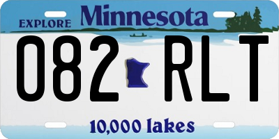 MN license plate 082RLT