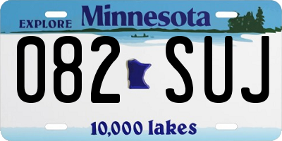 MN license plate 082SUJ