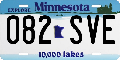 MN license plate 082SVE