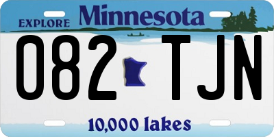 MN license plate 082TJN