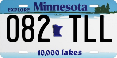 MN license plate 082TLL