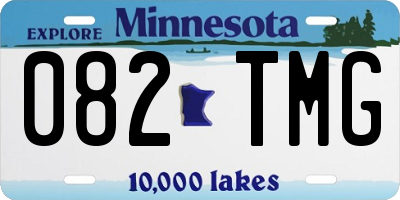 MN license plate 082TMG