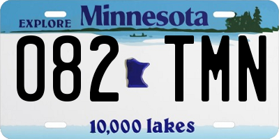 MN license plate 082TMN