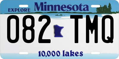 MN license plate 082TMQ