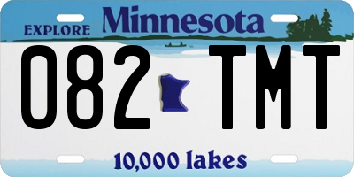 MN license plate 082TMT