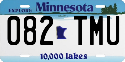 MN license plate 082TMU