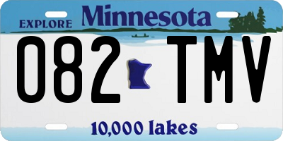 MN license plate 082TMV