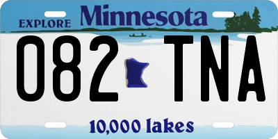 MN license plate 082TNA
