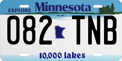 MN license plate 082TNB